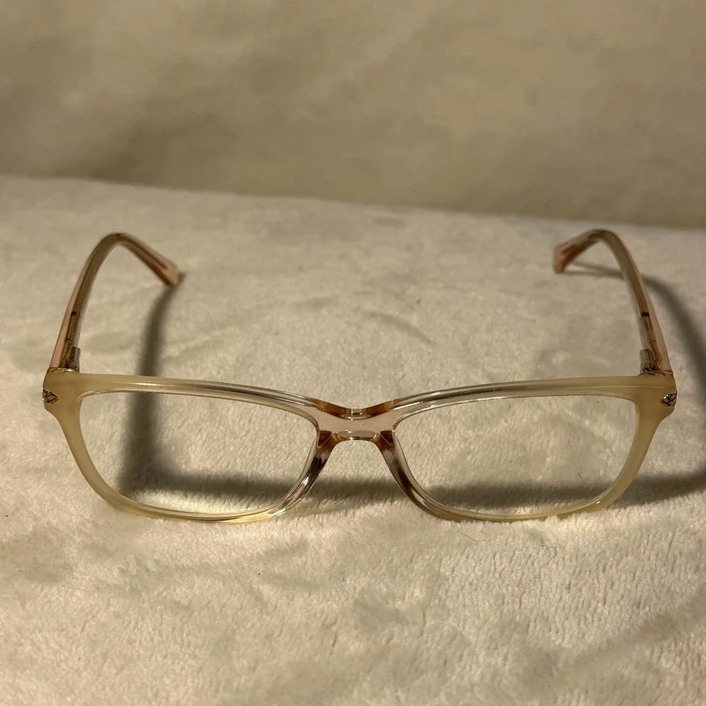 Cole Haan Eyeglass Frames Nude Pink Gradient As Is Glasses Prescription Left In